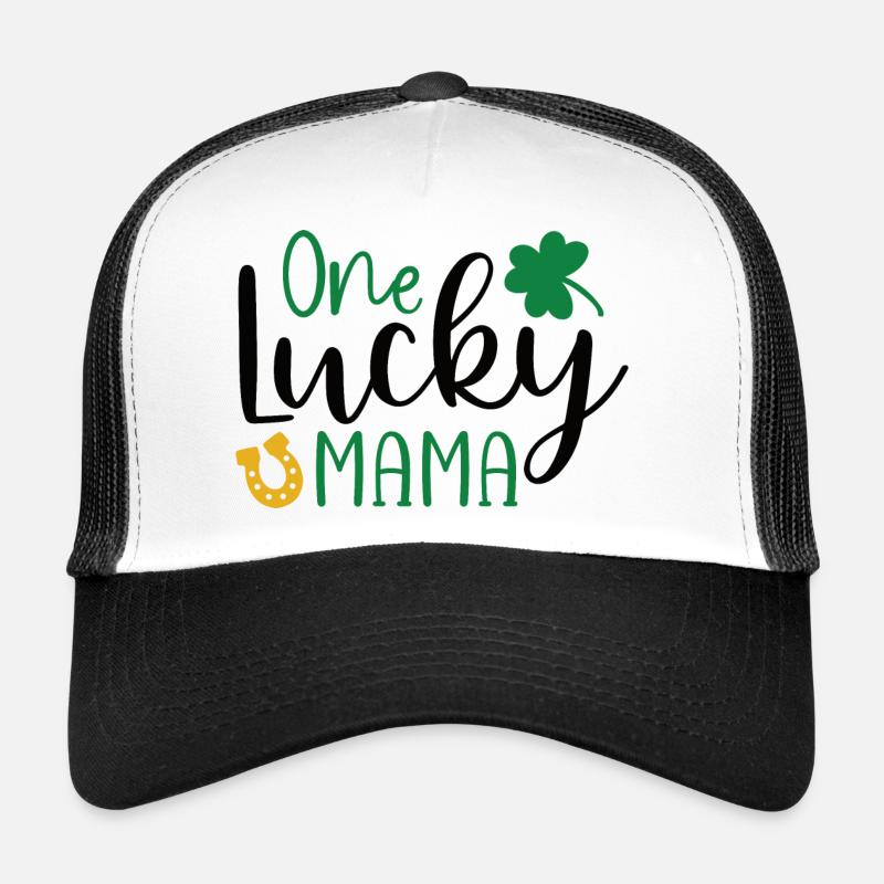 Design One lucky mama Casquette trucker 