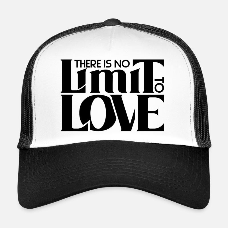 There is no Limit to Love | Polyamorous *black* Trucker Cap