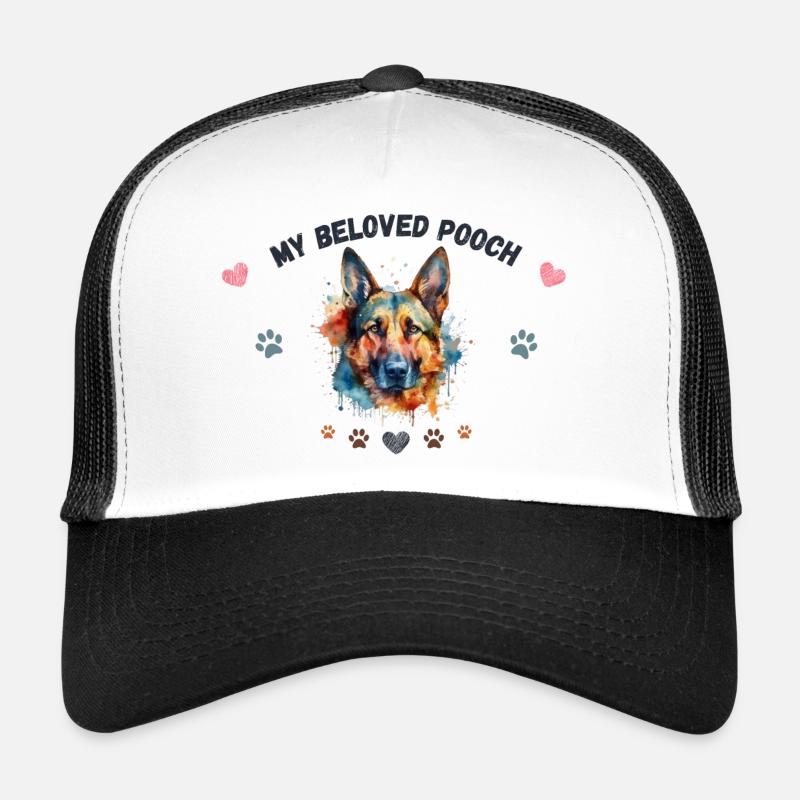 Mein G3 BLK Love Pooch Trucker Cap