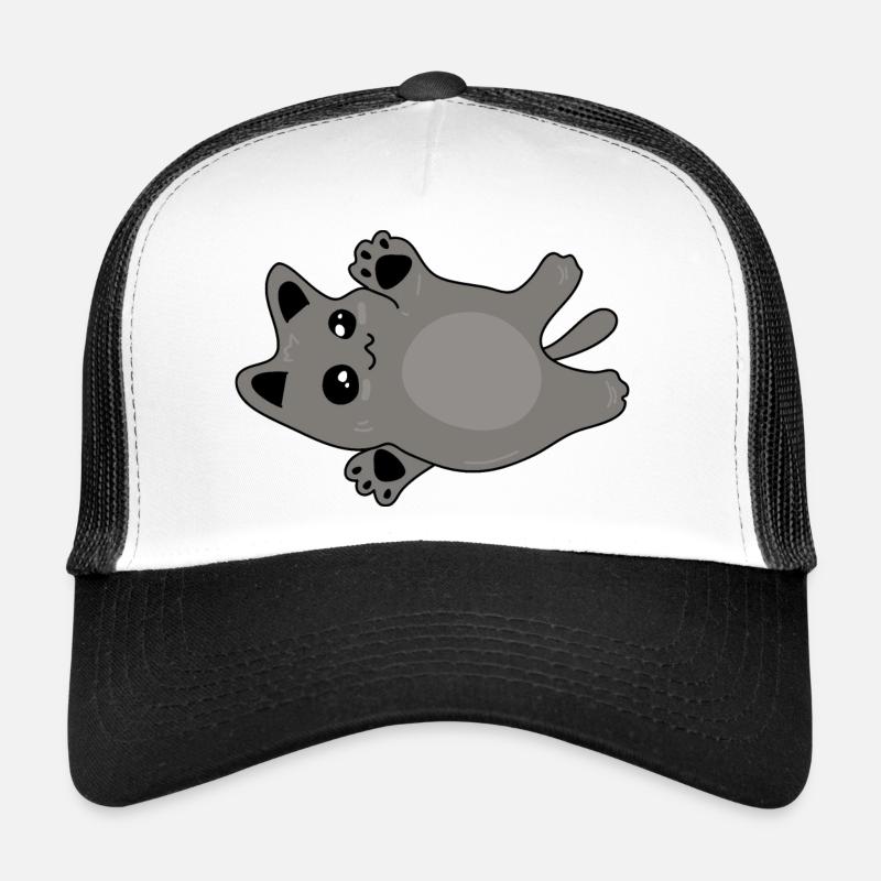 mignon bébé chat gris Casquette trucker 