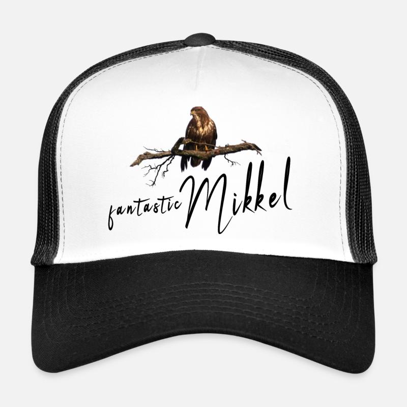 Mikkel Geburtstag Mikkel Namenstag - Trucker Cap - Weiß/Schwarz