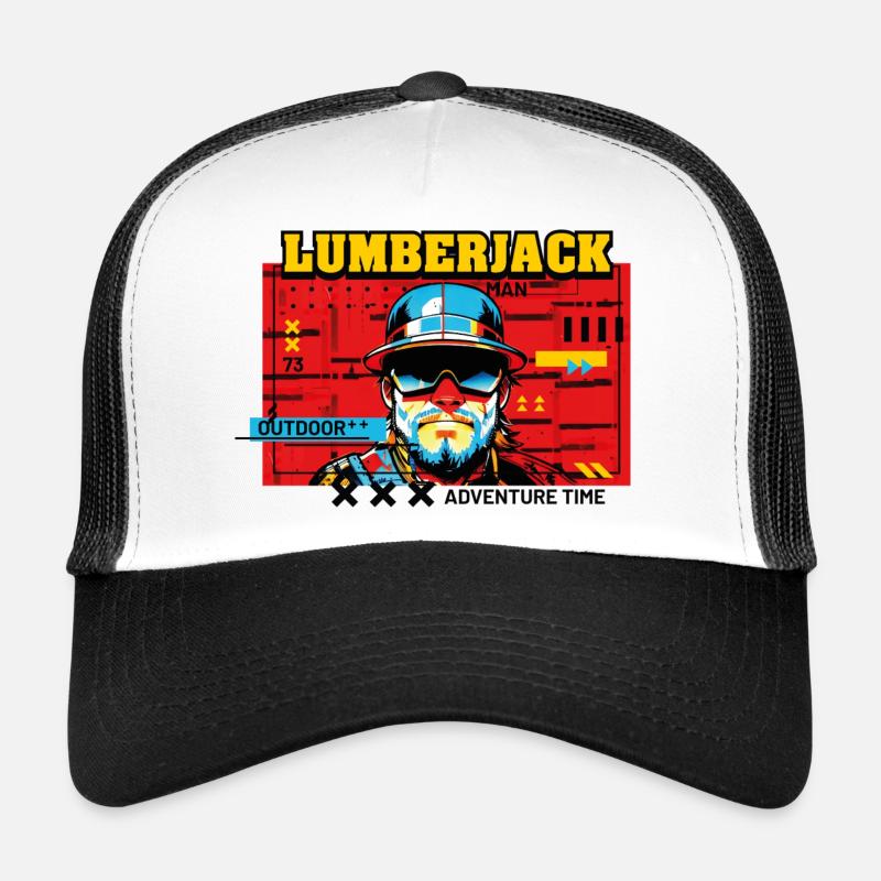 Lumberjack man Trucker Cap