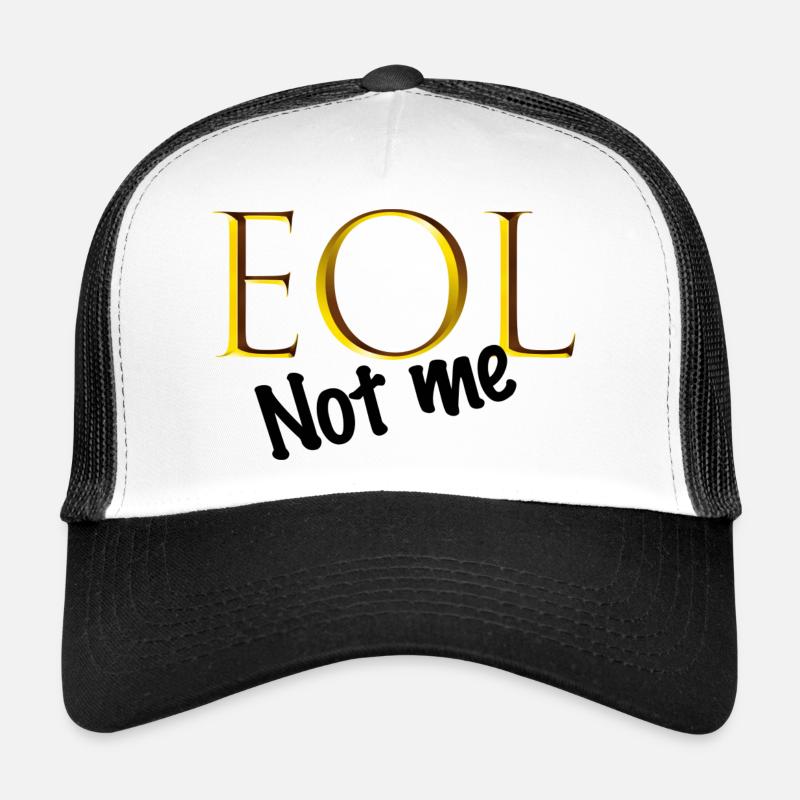 EOL - Trucker Cap - Weiß/Schwarz