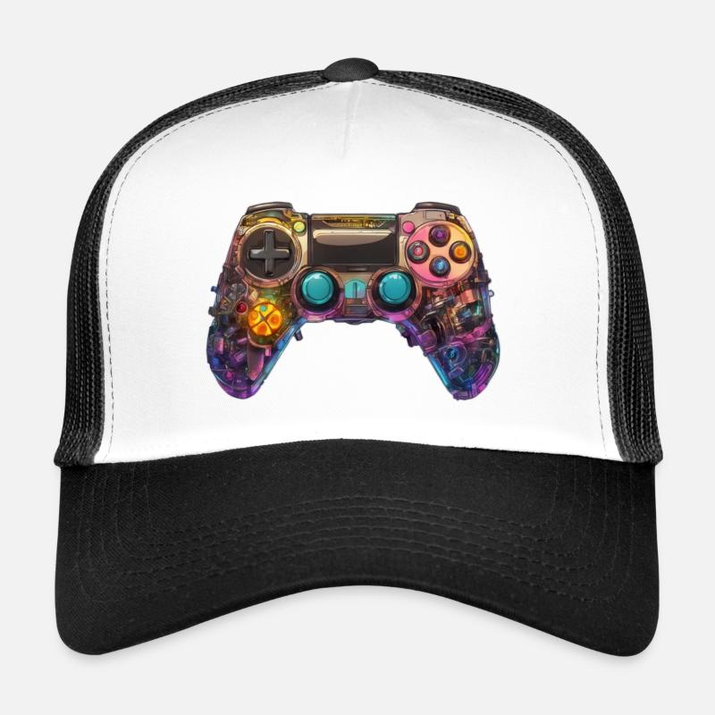 FusionX EvoGrip // Gaming Controller Art Trucker Cap