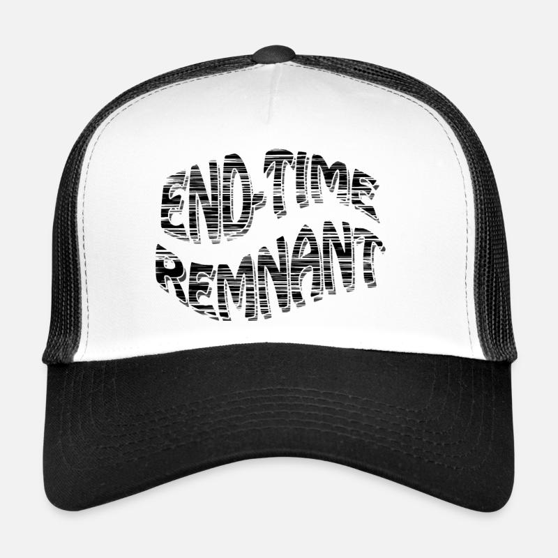 End time Remnant black (Transparent) - Trucker Cap - white/black