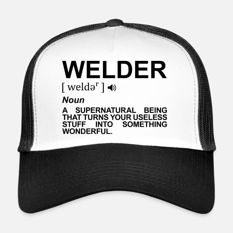 Welder Meaning Trucker Cap