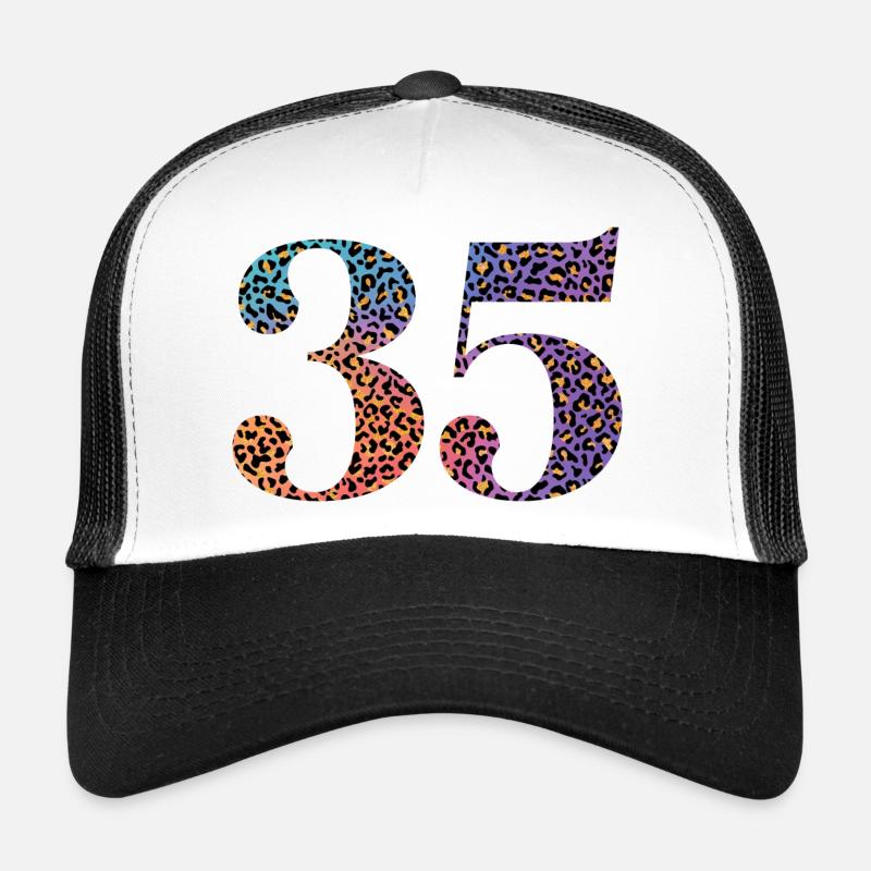 35th Anniversary Leopard Trucker Cap