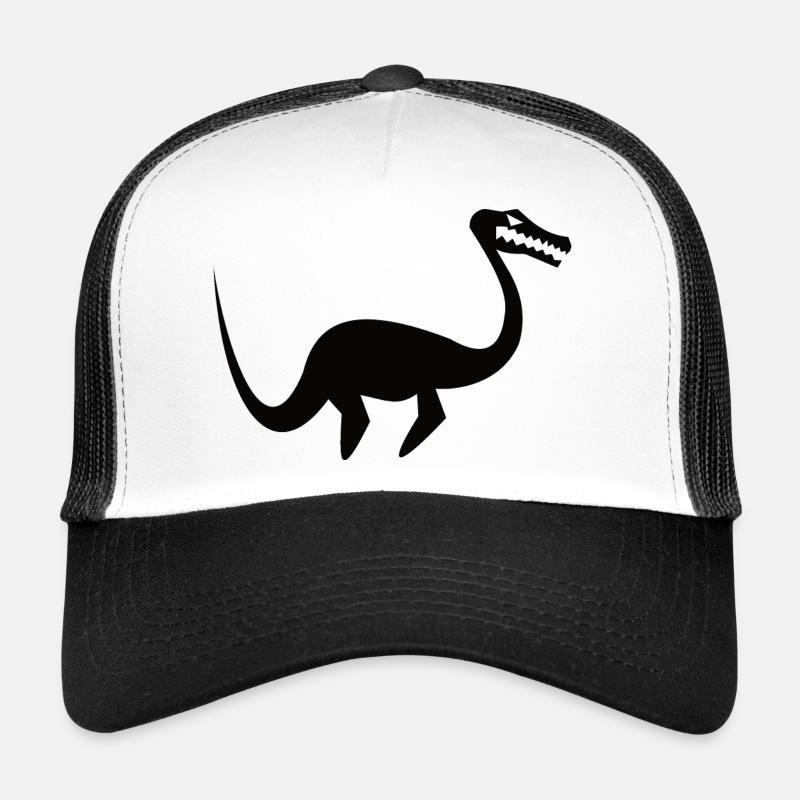 cooles Plesiosaurus-Silhouetten-Design Trucker Cap
