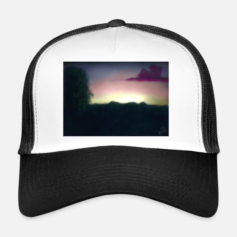 Dawn - Trucker Cap - white/black