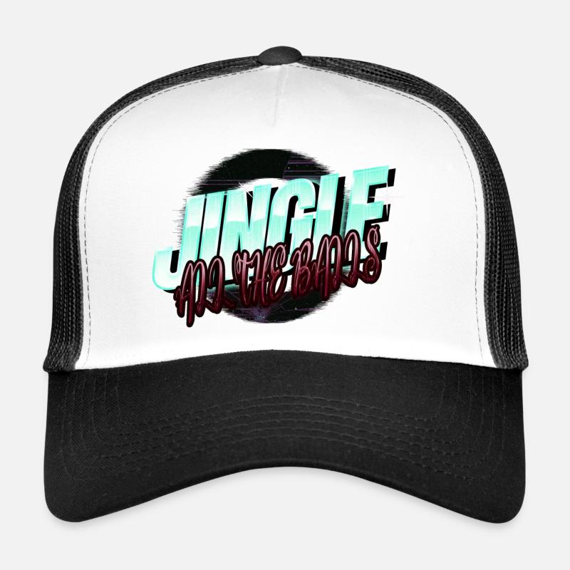 dinosaur christmas tree dork beard gang gift idea Trucker Cap
