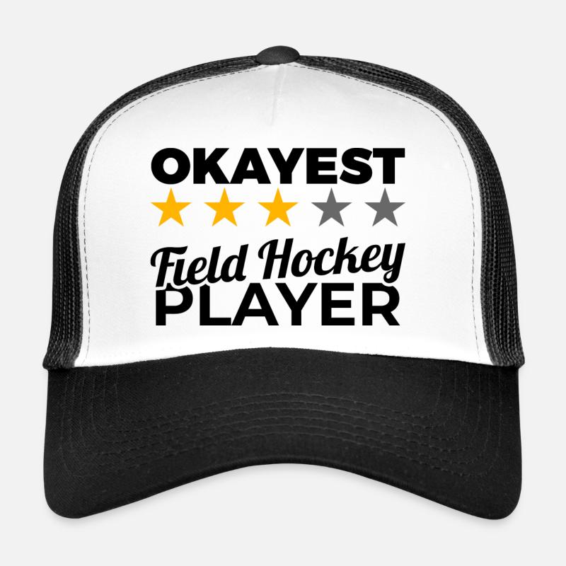 Lustiger Feldhockeyspieler Trucker Cap