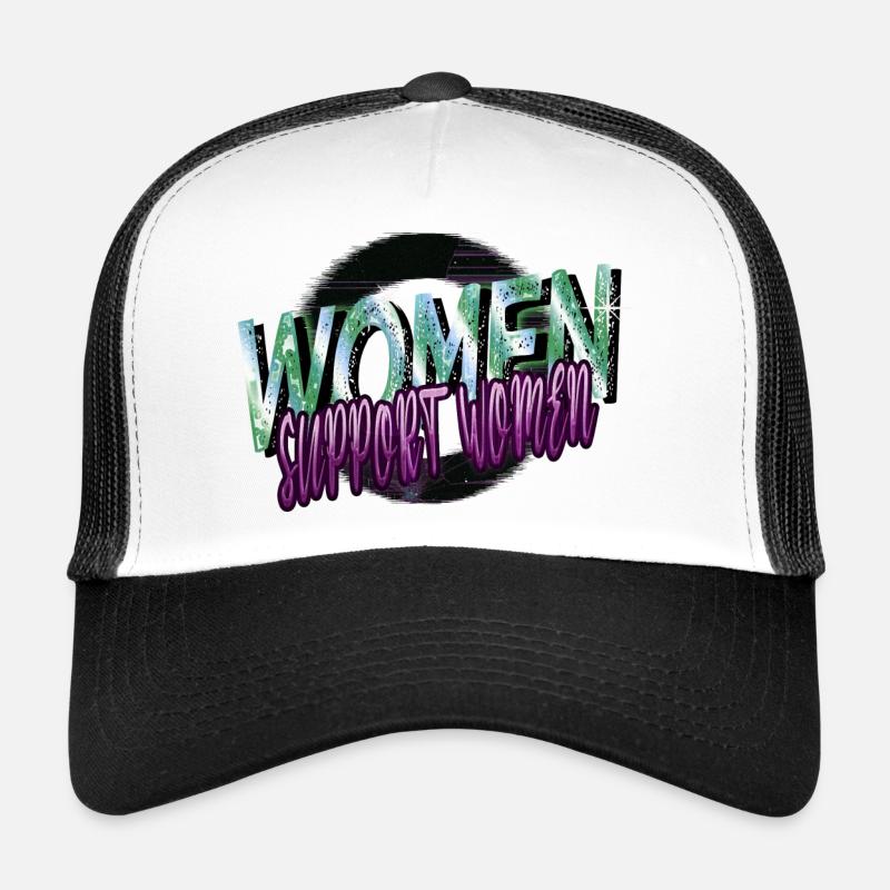 protest calendaring a womans place blackhistory - Trucker Cap - white/black