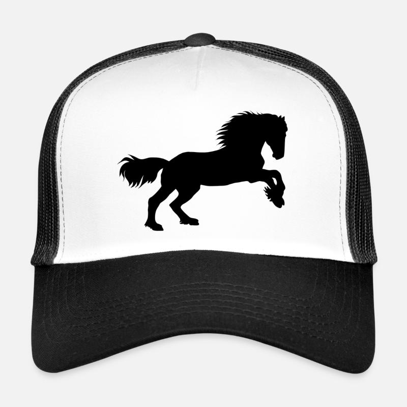 Friesen Galopp - Trucker Cap - Weiß/Schwarz