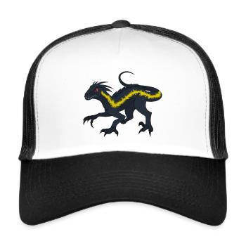 Indoraptor - Trucker Cap - Weiß/Schwarz - Vorne