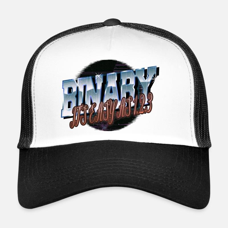 Devis Programmation Ordinateur BDAY Backend Développeur - Casquette trucker  - blanc/noir