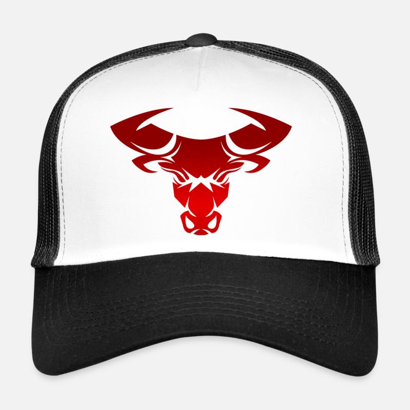 Tête de taureau tête Logo Steak Beast Gym corne Casquette trucker 