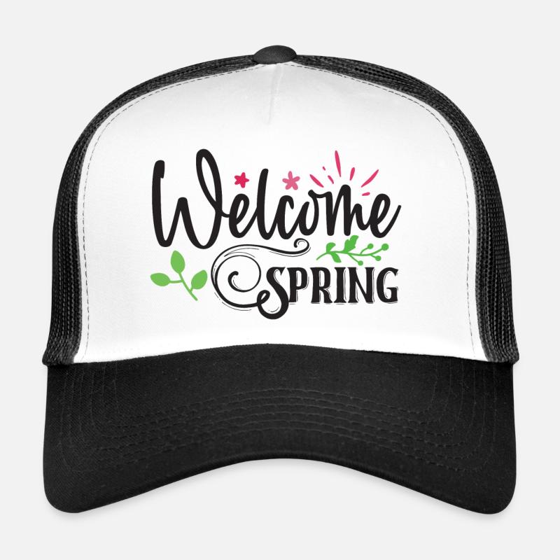 Welcome Spring Trucker Cap