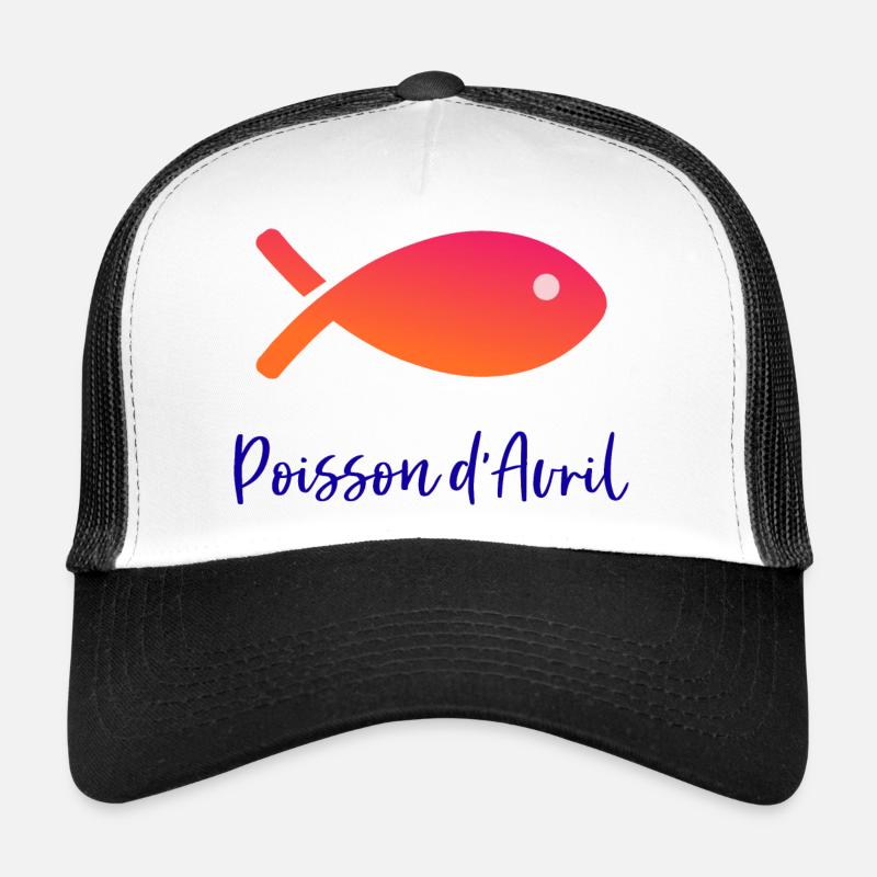 POISSON. POISSON D'AVRIL Casquette trucker 