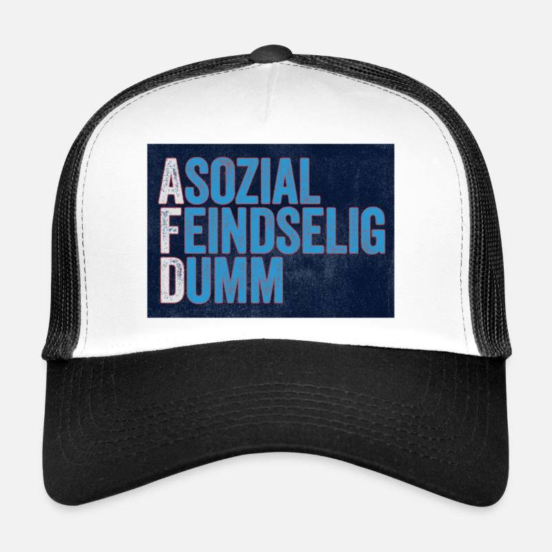 asozial feindselig dumm! Trucker Cap