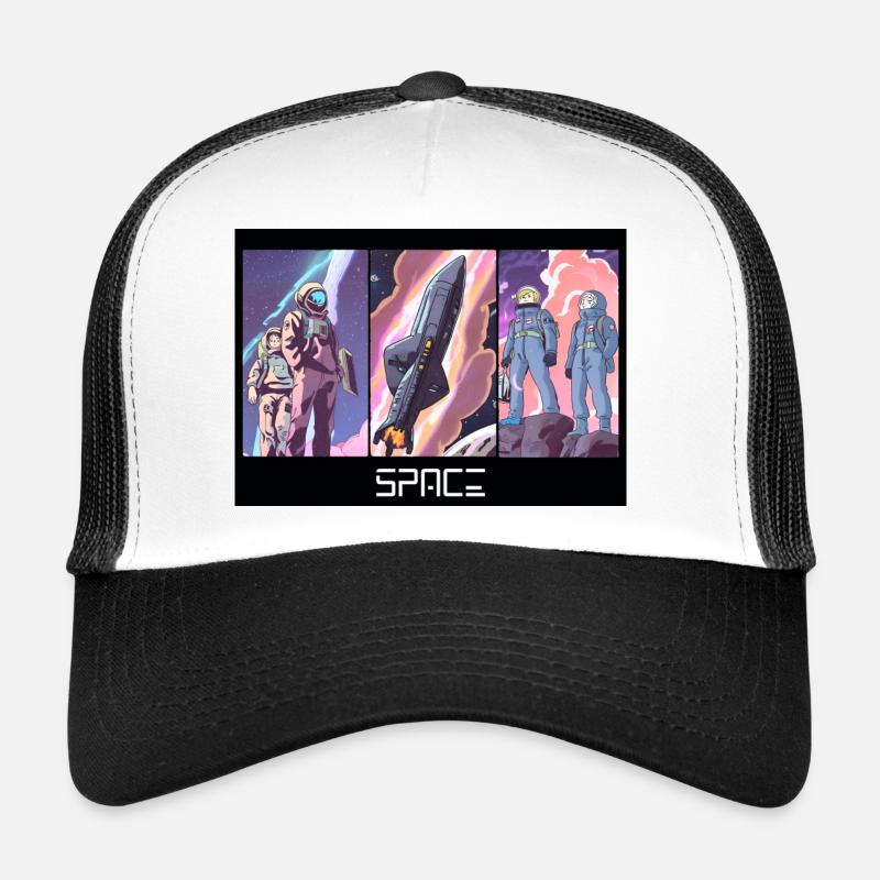 RAUM - Trucker Cap - Weiß/Schwarz