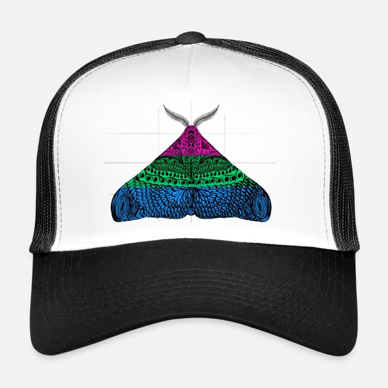 Polysexual pride moth motif A Trucker Cap