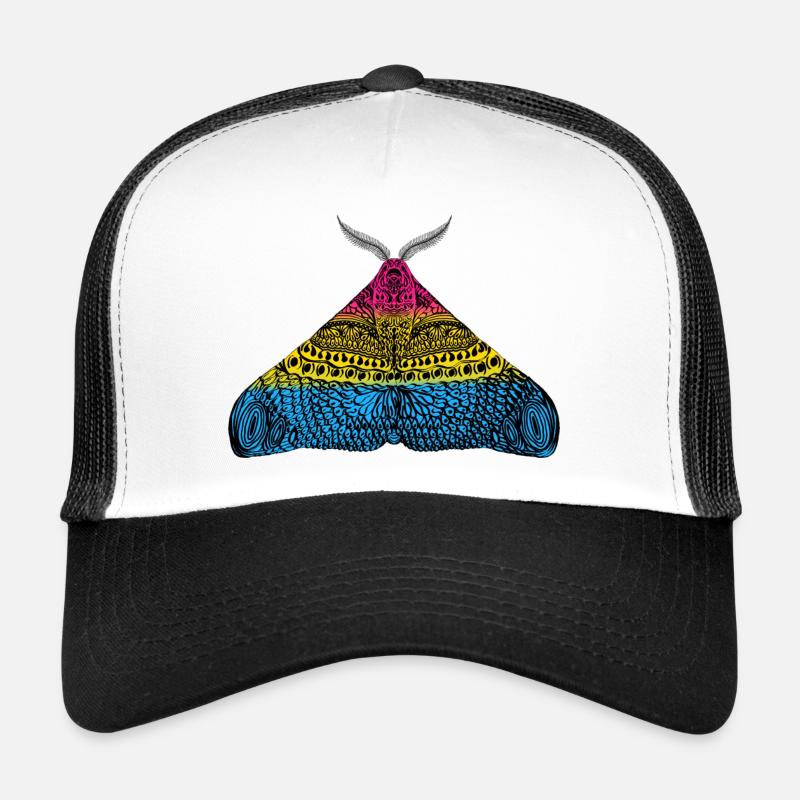 Pansexual pride moth Trucker Cap