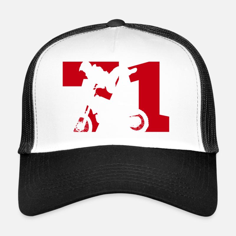 Moto 71 biker Trucker Cap