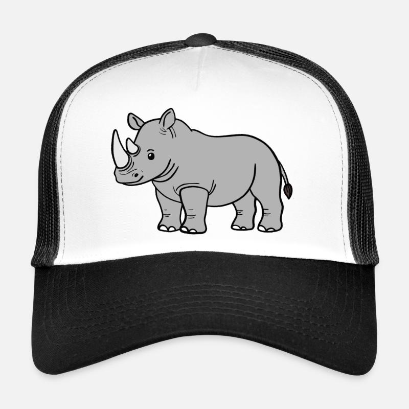 Nashorn Nashörner - Trucker Cap - Weiß/Schwarz
