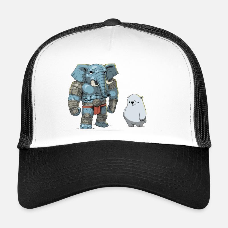 Équipe de rêve - Casquette trucker  - blanc/noir