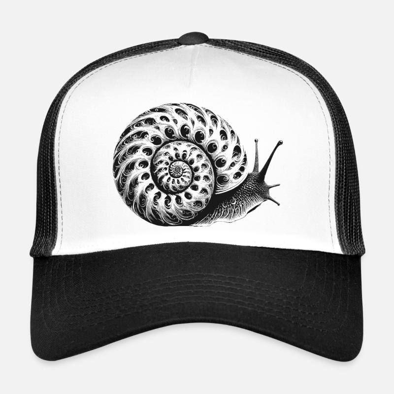 Escargot Casquette trucker 