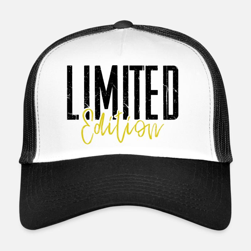 limited edition - Trucker Cap - Weiß/Schwarz