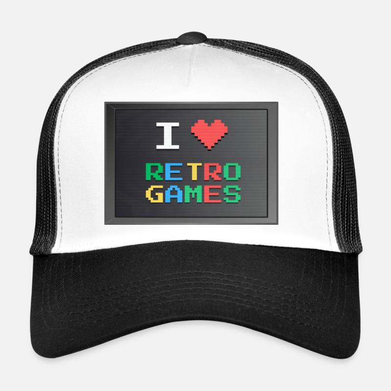 Retrogaming - I love retrogaming Trucker Cap