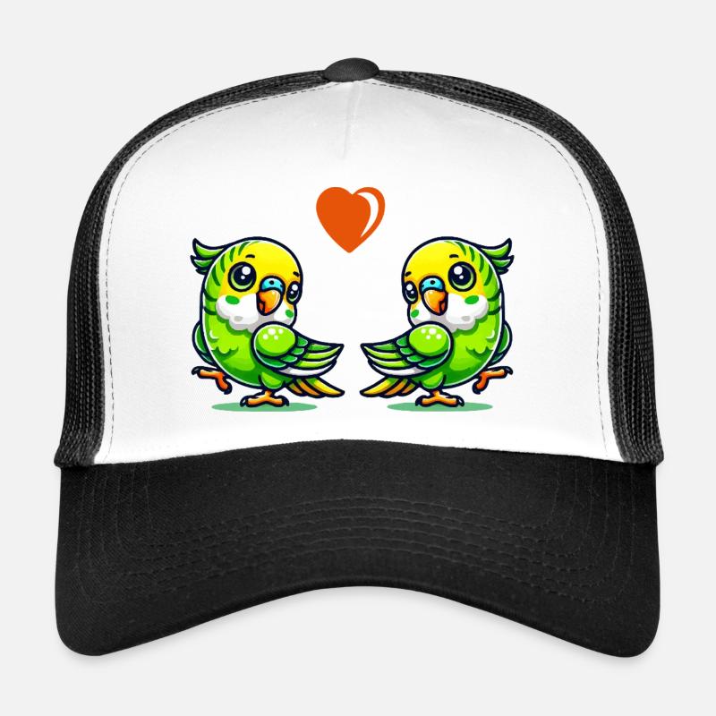 L’amour des perruches Casquette trucker 