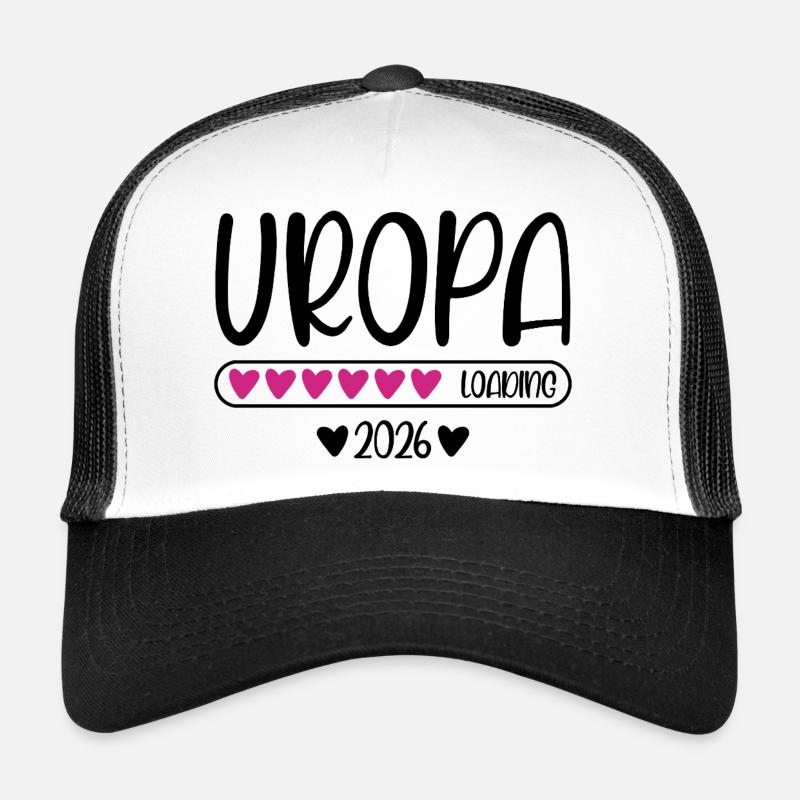 Uropa 2026 loading - Trucker Cap - Weiß/Schwarz