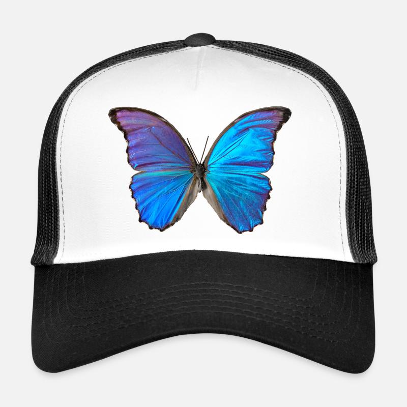 Blue Butterfly Trucker Cap