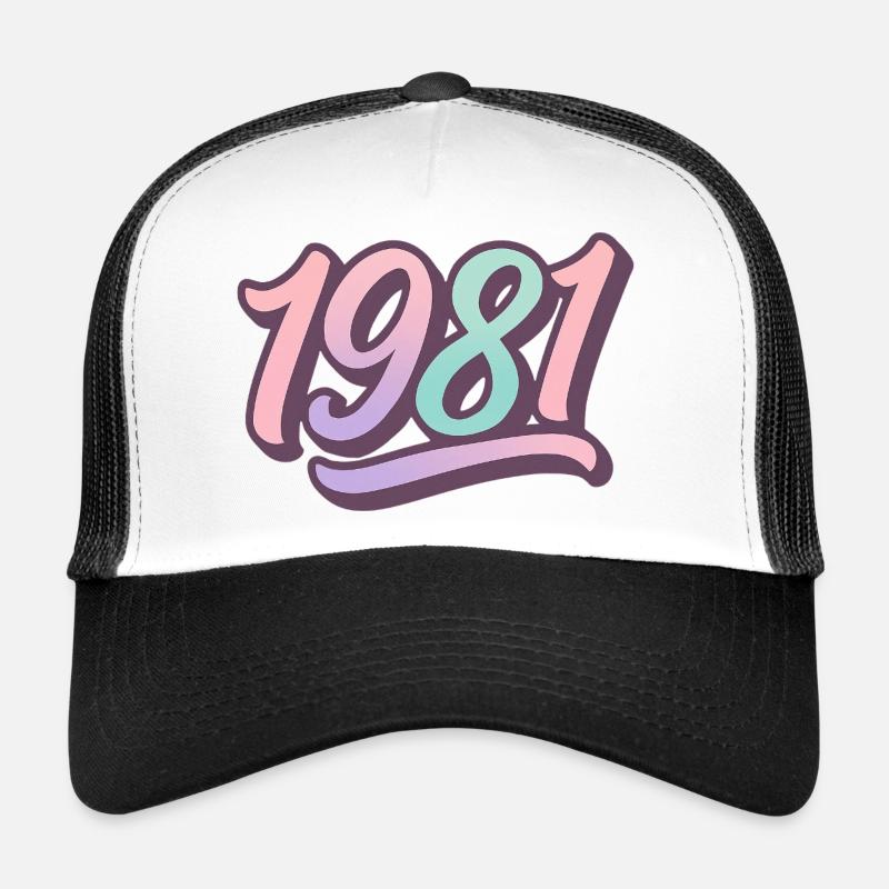 1981 – Édition Pastel Rétro Casquette trucker 