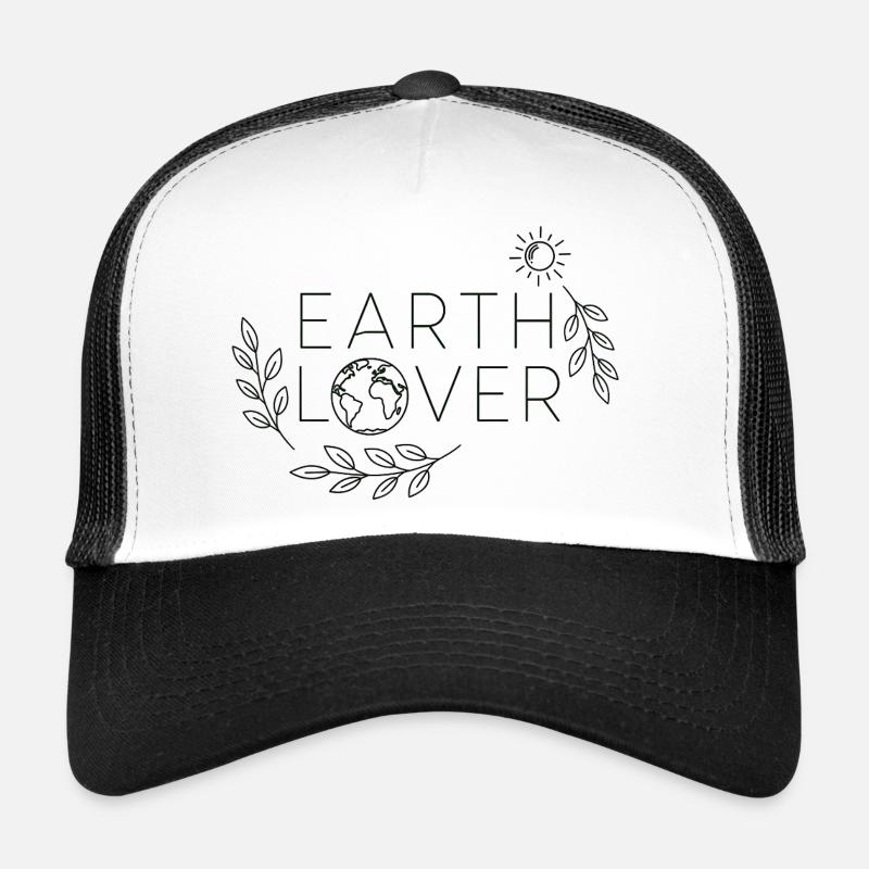 Earth Lover Minimal Nature Design Casquette trucker 
