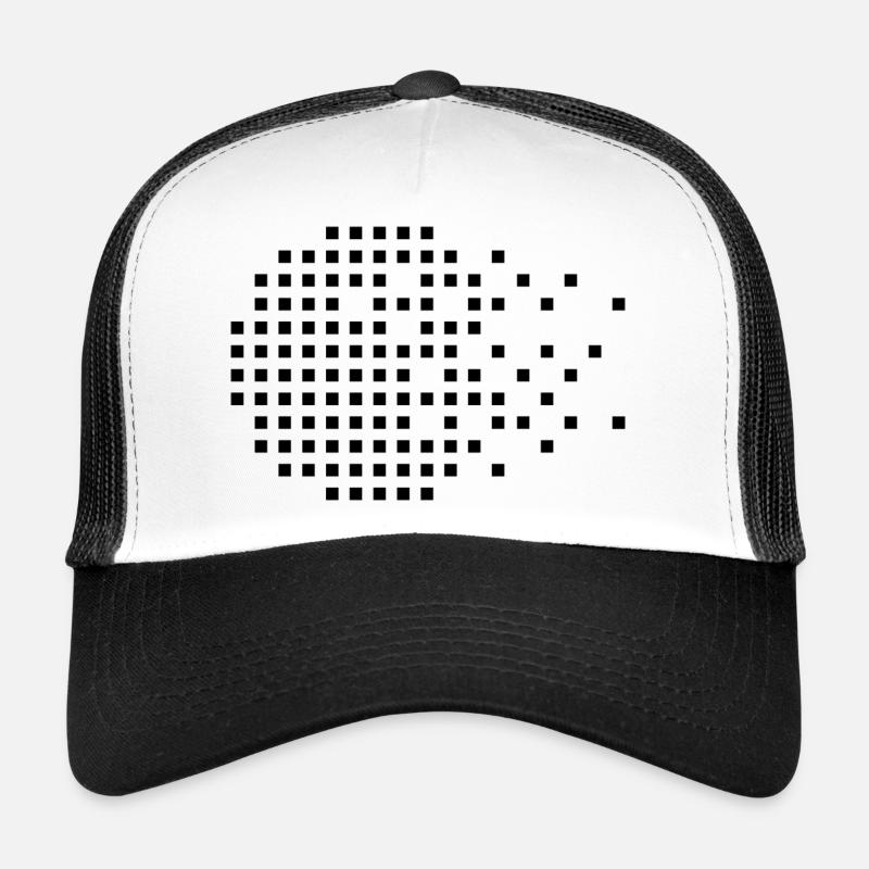Geometric Circle out of dots Trucker Cap