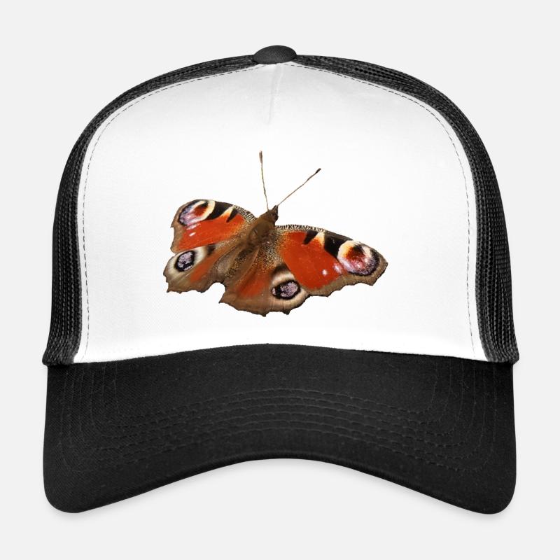 Papillon ozone rouge Casquette trucker 