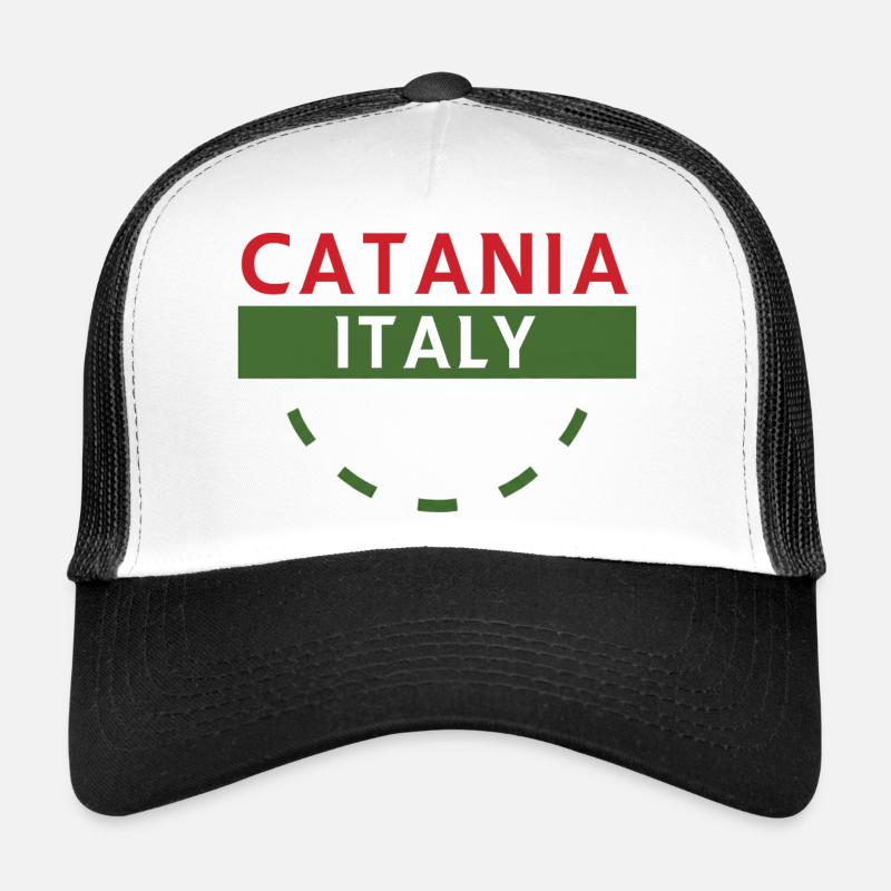 Catania Italy Emblem Trucker Cap