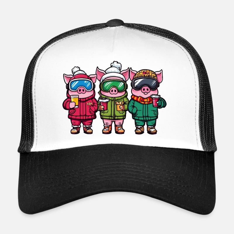 Porcelets de l’équipe de ski Casquette trucker 