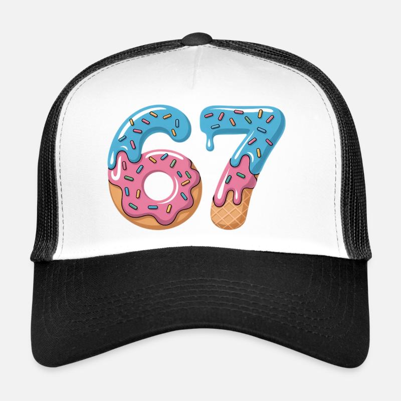 Donut numbers 6 and 7 Trucker Cap