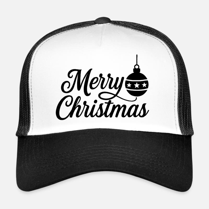Joyeux Noël avec le bal de Noël Casquette trucker 