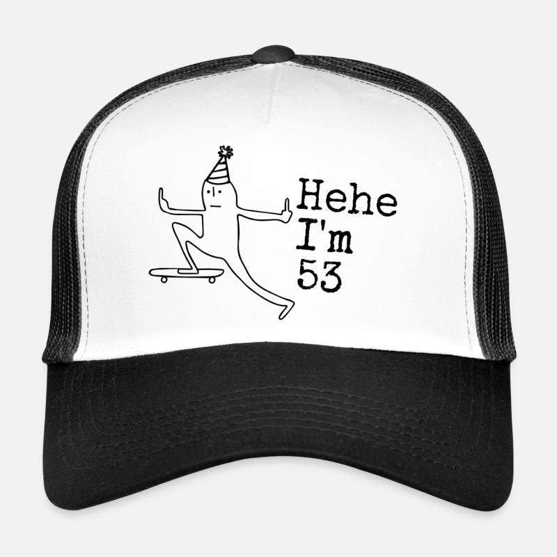 Cadeau d’anniversaire 53 ans Drôle 53 ans 53 Casquette trucker 