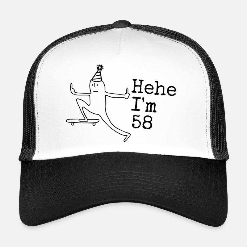 58th Birthday Gift Funny 58 Years 58th Trucker Cap