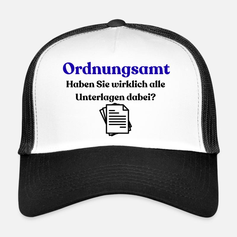 Ordnungsamt Blau Typo Trucker Cap