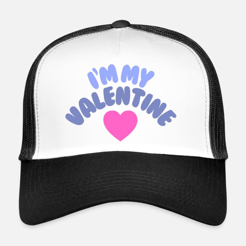 I'm my Valentine. Selflove. - Trucker Cap - white/black