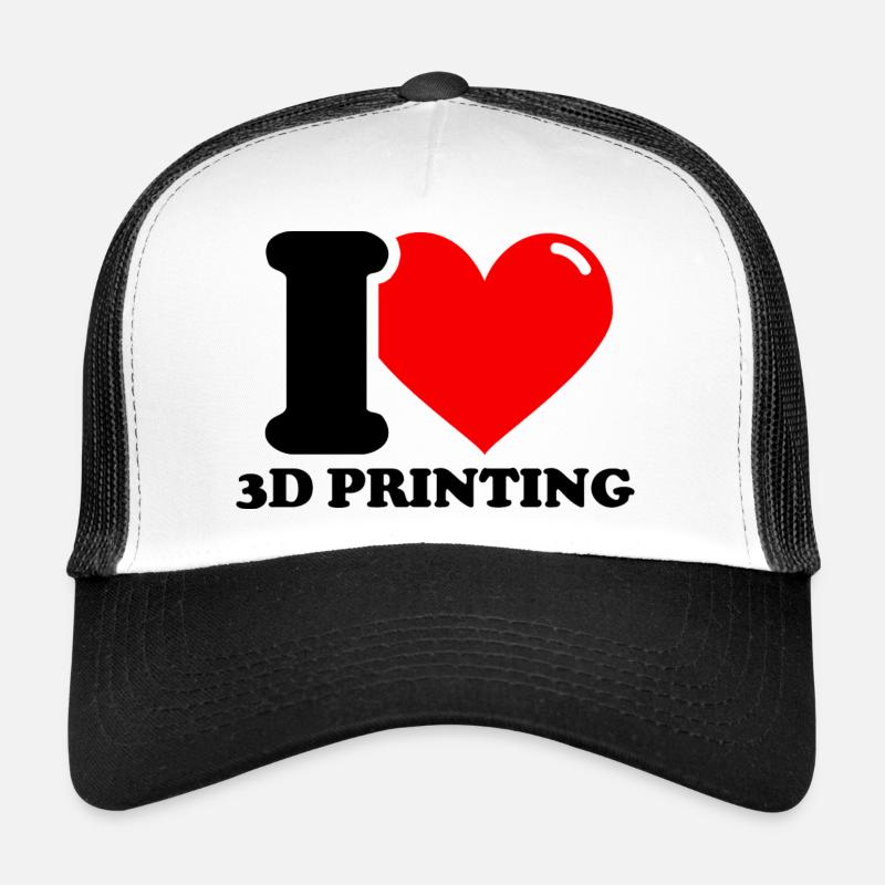 J’adore l’impression 3D Casquette trucker 