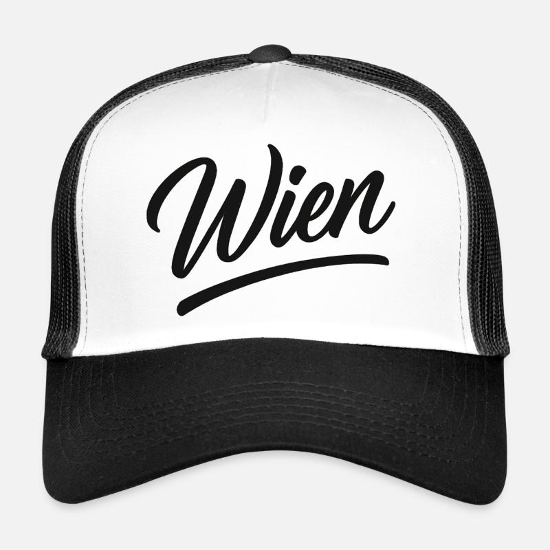 Wien Script Trucker Cap
