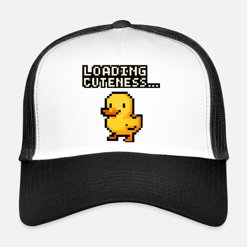 pixel Ente loading cuteness Trucker Cap